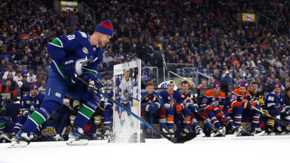 Elias Pettersson hyllar Connor McDavid efter All-Star Skills 