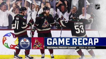 Edmonton Oilers Arizona Coyotes game recap April 17