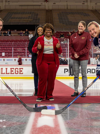 Boston College honors Doxie McCoy