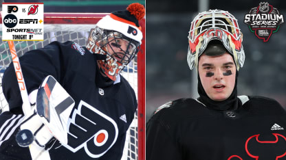 Samuel Ersson, Nico Daws Stadium Series rookie goalie matchup